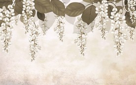 大型复古花卉背景装饰