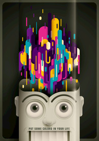 炫彩商业艺术海报综合体