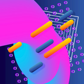 创意炫彩质感商业综合体海报