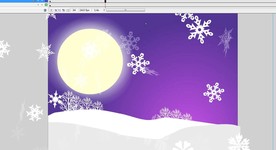 雪花下落动画元件好看菱角六角