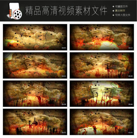 江南水墨中国风LED视频背景