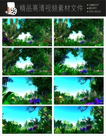 超美蓝天白云大草原山河LED