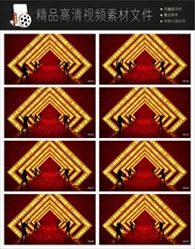 彩色光点多彩光斑动感LED视频