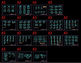 卯榫结构cad施工图