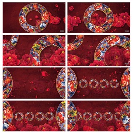 震撼水鼓舞花木兰LED视频背景