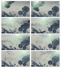 中国风江南水墨LED视频背