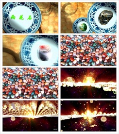 青花瓷led背景视频素材