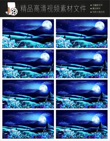 MPG荷塘月色荧光蝴蝶高清