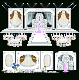 象牙白婚礼主题