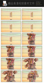 格子背景视频转场LED视频