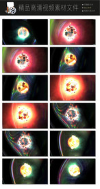 科技光线地球科技转场LED视频