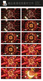 酷立体三维未来万花筒LED视频