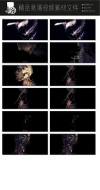 高科技科幻视频显示器LED视频