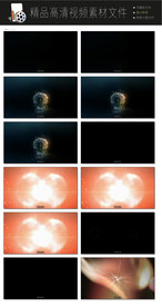 唯美梦幻朦胧光点光晕转场空镜头