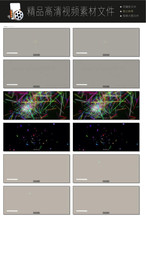 黑白空间建筑转场LED视频