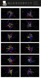 炫酷三维分离色彩专场LED视频