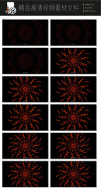 绚丽彩色光点灯光秀LED视频