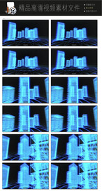 酷立体三维未来城市LED视频