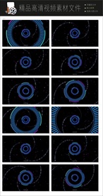 机械穿梭动感迪吧视频背景空镜头