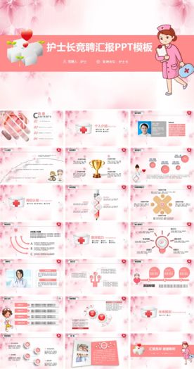 框架完整护士长岗位竞聘PPT