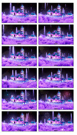 唯美大气婚礼背景视频粒子星空光