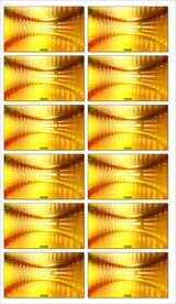 晚会婚礼唯美金色粒子瀑布视频