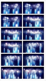 粒子星光旋转万花筒vj视频婚礼