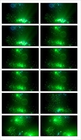 粒子星光旋转万花筒vj视频婚礼