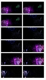 粒子星光旋转万花筒vj视频婚礼