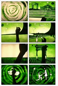 绿色清新梦幻LED大屏视频素材