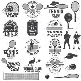 网球拍 矢量图库