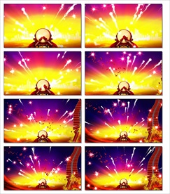 火爆盛大开盘LED视频喜庆开业