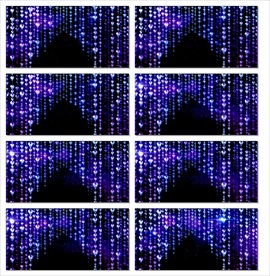 炫酷震撼慢速黑色星空