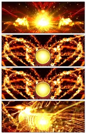 火爆盛大开盘LED视频喜庆开业