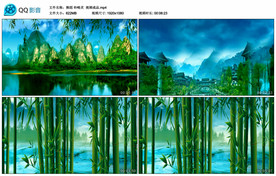 舞蹈 铃呦灵 舞台大屏背景视频