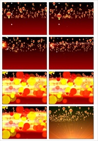 红双喜婚礼喜字蜡烛背景视频