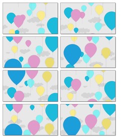 卡通动画童年儿童背景视转场视频