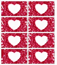 梦幻唯美爱心视频LED大屏片头