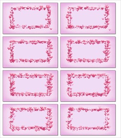 梦幻唯美爱心视频LED大屏片头