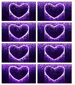 梦幻唯美爱心视频LED大屏片头