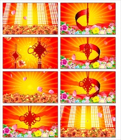 红双喜婚礼喜字蜡烛背景视频