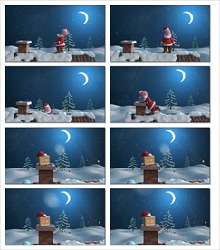 圣诞视频LED视频素材