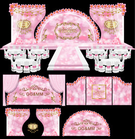 粉色欧式婚庆主题