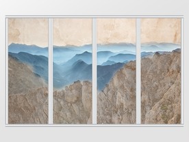 3D大理石高山移门