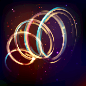 炫彩线条光影背景