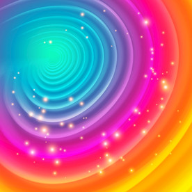 炫彩时尚商业扭曲空间背景