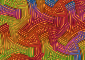 炫彩质感几何图形不规则图形