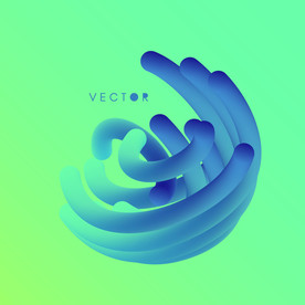 创意质感几何图形抽象圆形