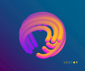 创意几何图形抽象圆形