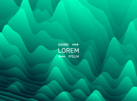 炫彩山峰质感背景几何图形